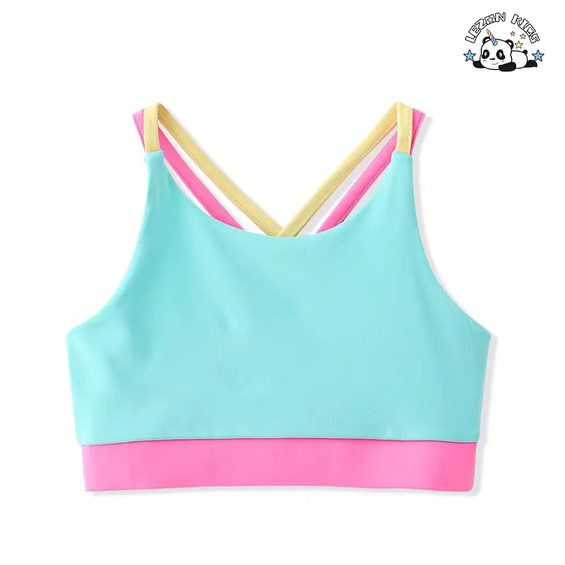 LEZONKIDS - Customizable New Product Explosion Casual Summer 2pc Outfit Little Girls Clothing Sets for Sporting